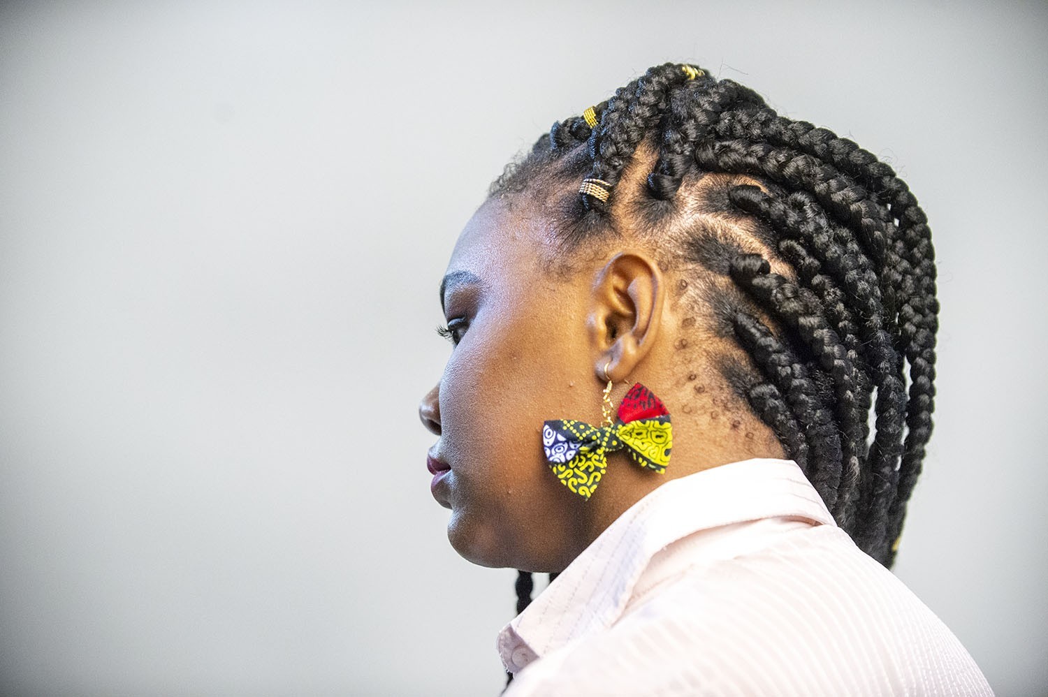 Boucles d'oreille papillon en wax