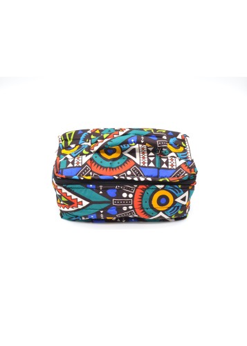 Trousse de toilette en tissu Wax