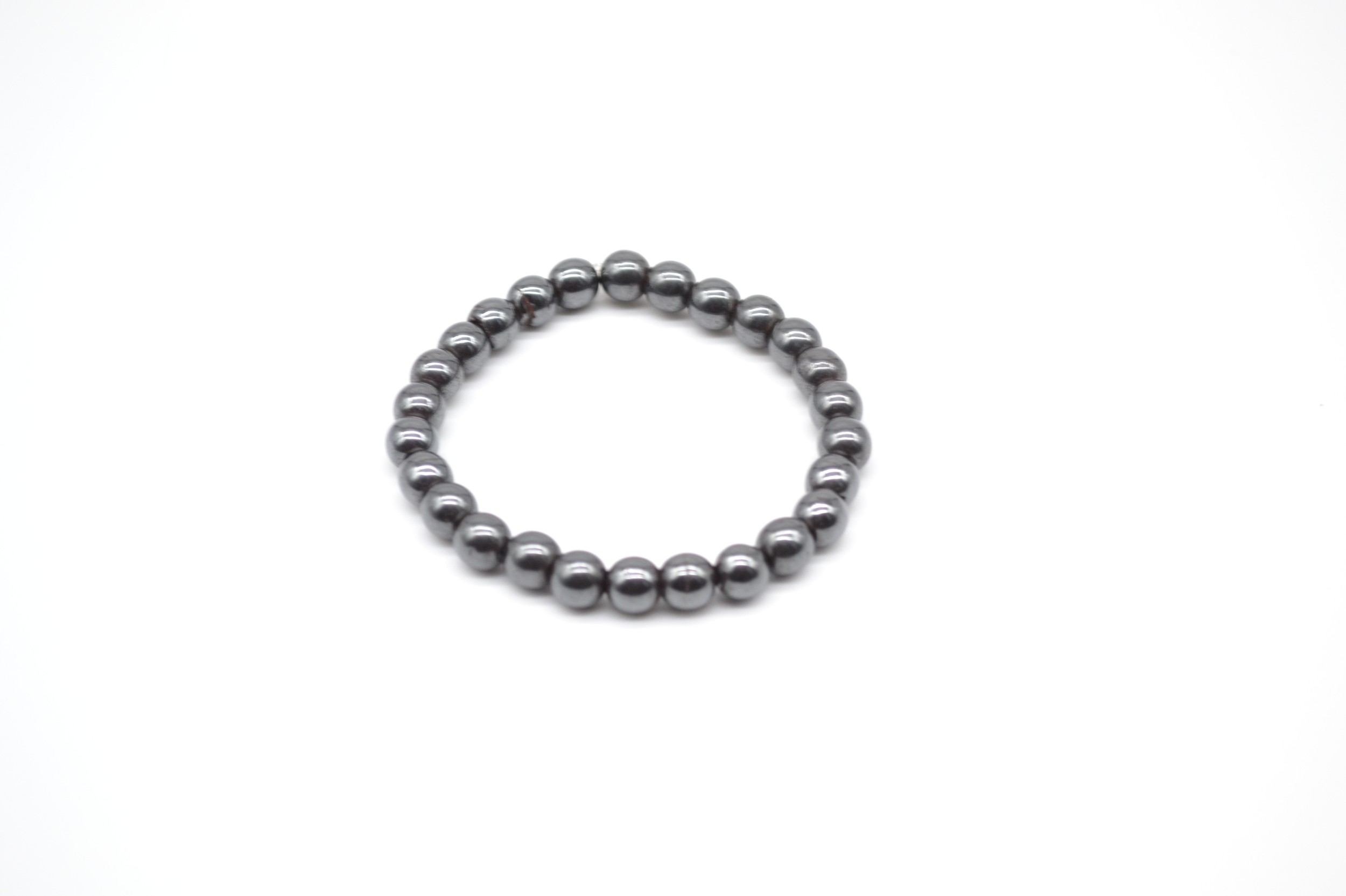 Bracelet léger en perles noires Onyx