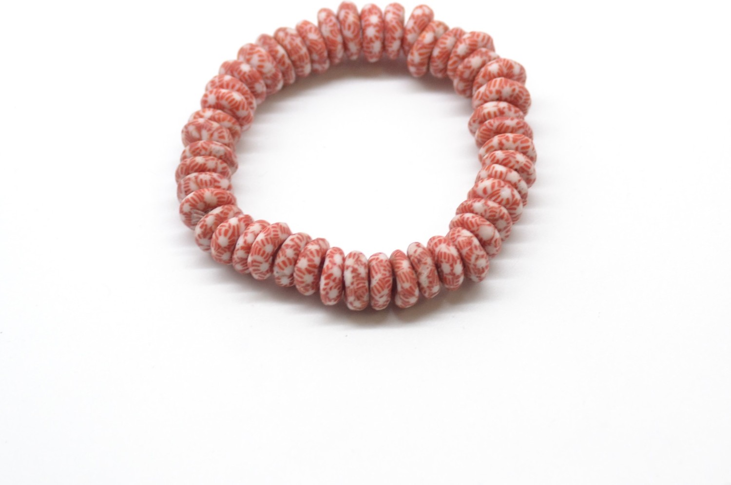 Bracelet ethnique en terre cuite