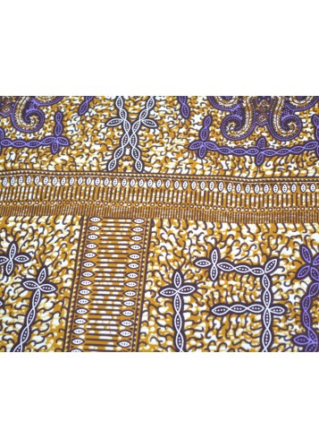 Tissu wax 100% coton vendu au mètre - PREMIUM