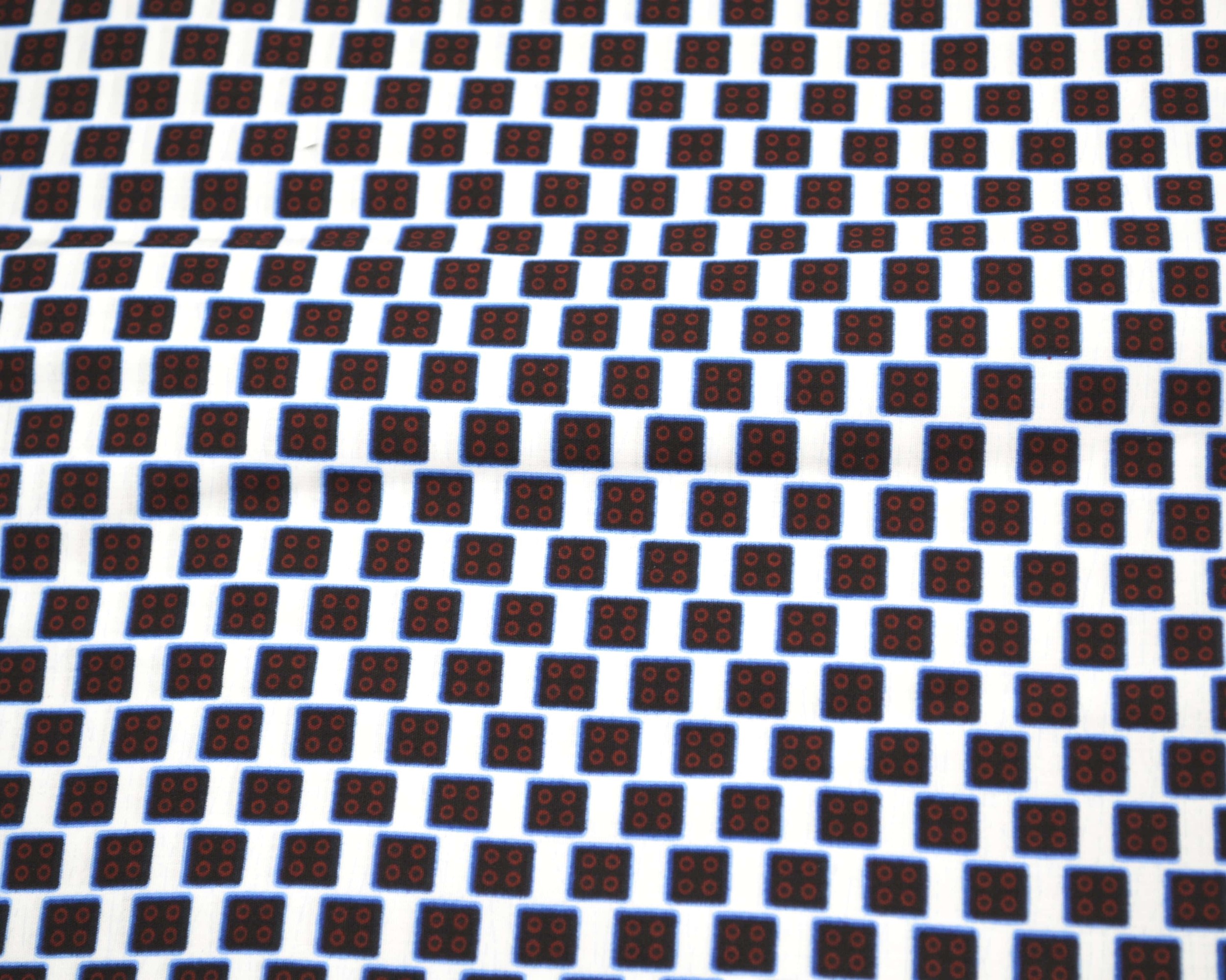 Tissu Wax carreaux vendu au Mètre - PREMIUM