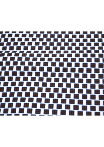 Tissu Wax carreaux vendu au Mètre - PREMIUM