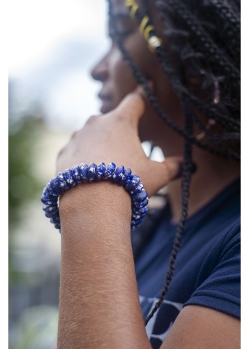 Bracelet ethnique du Togo en terre cuite