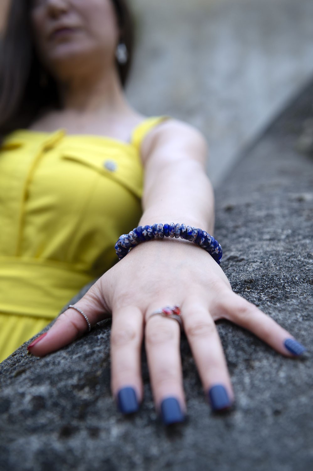 Bracelet ethnique du Togo en terre cuite