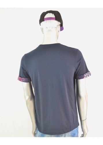 T-shirt Homme customisé avec tissu wax