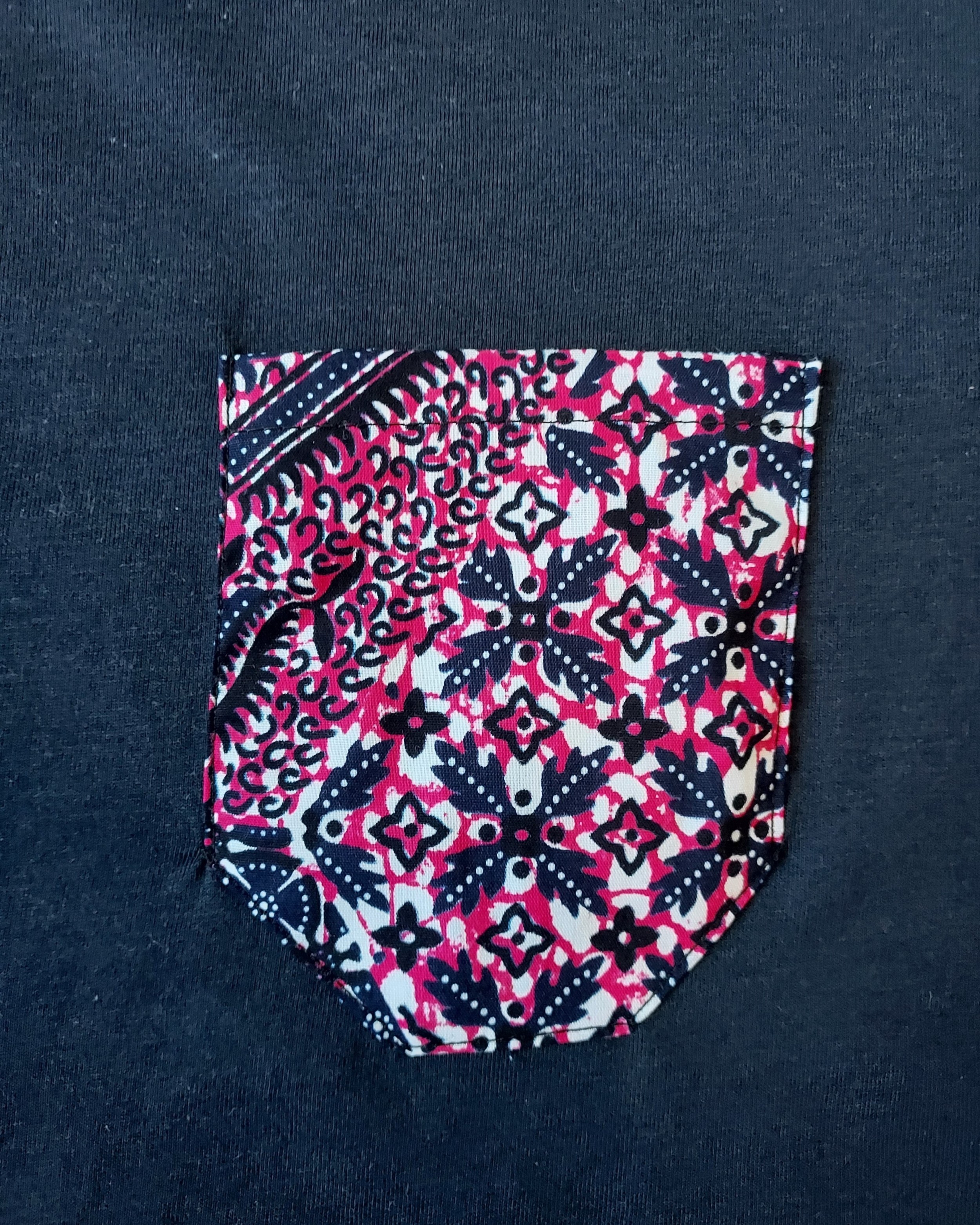 T-shirt Homme customisé avec tissu wax