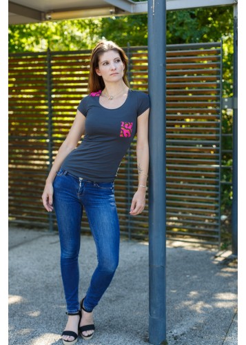 T-shirt femme customisé tissu wax