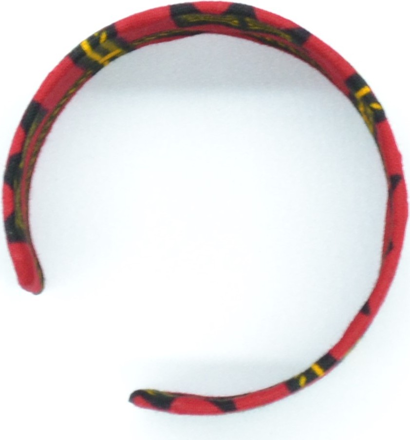 Bracelet manchette en wax et métal