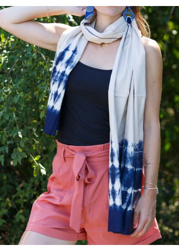 Echarpe / Foulard en coton fait main