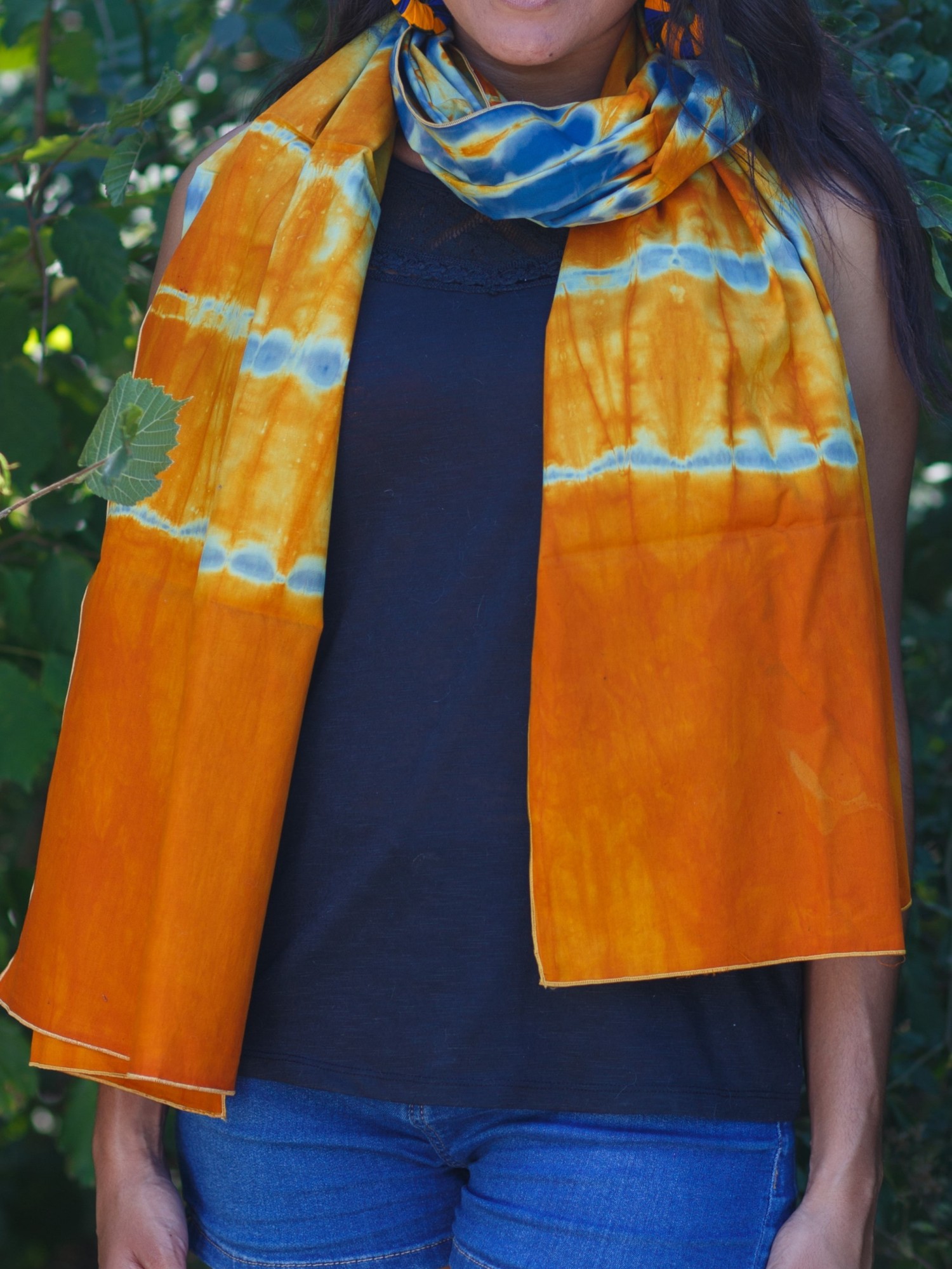 Echarpe / Foulard en coton fait main