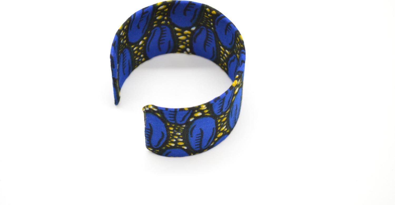 Bracelet manchette en wax original