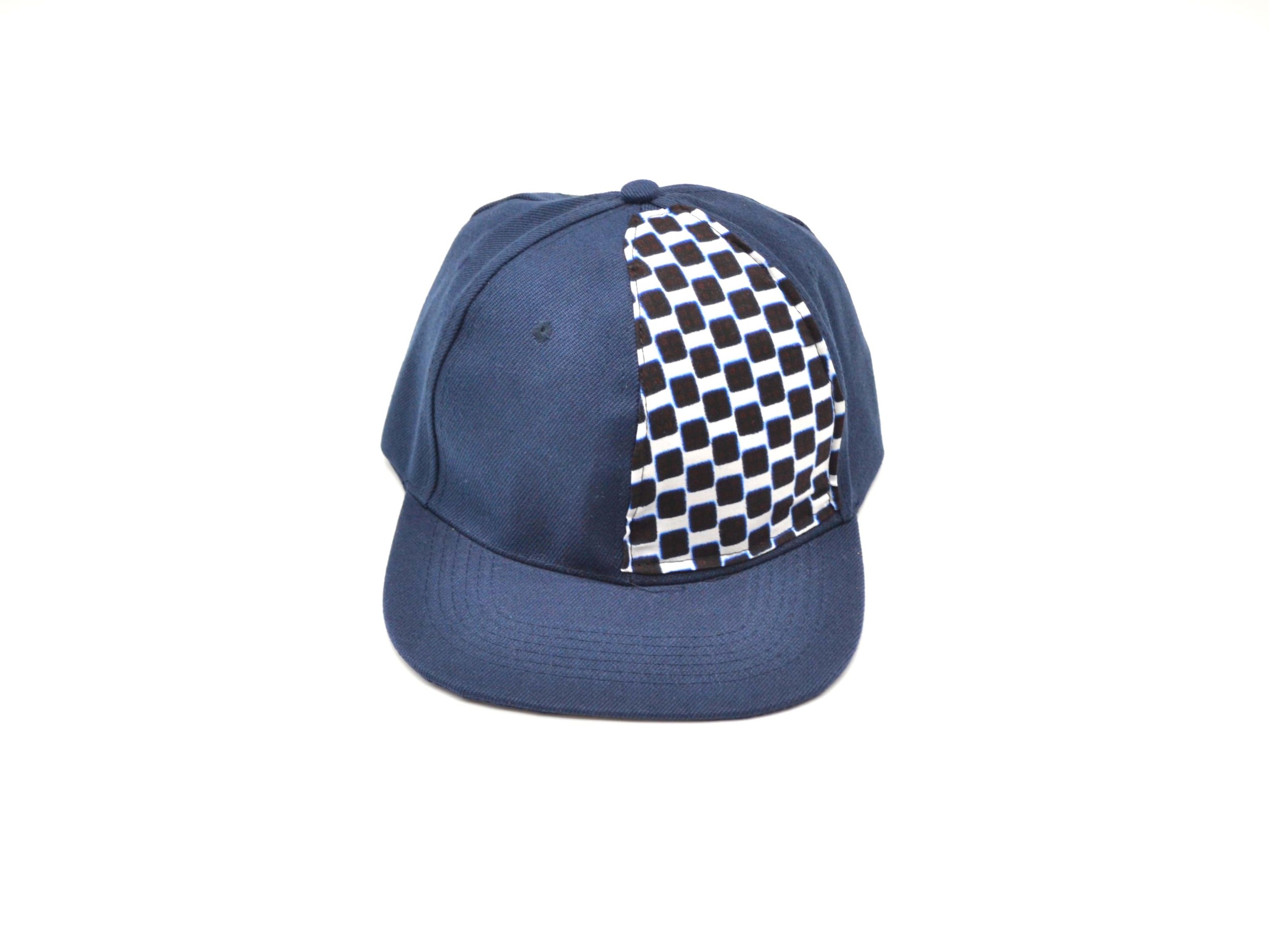 Casquette customisée avec tissu wax