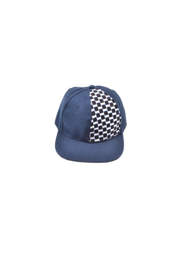 Casquette customisée avec tissu wax