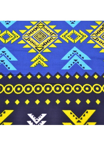 Tissu wax  couleurs vives vendu au mètre - PREMIUM