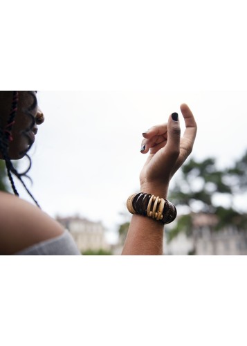 Bracelet en noix de coco