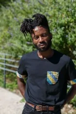 T-shirt Homme customisé avec tissu wax