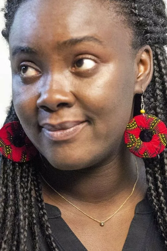 Boucles d'oreilles multicolores en wax