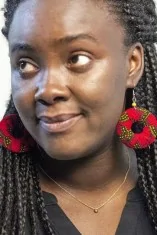 Boucles d'oreilles africaines en wax