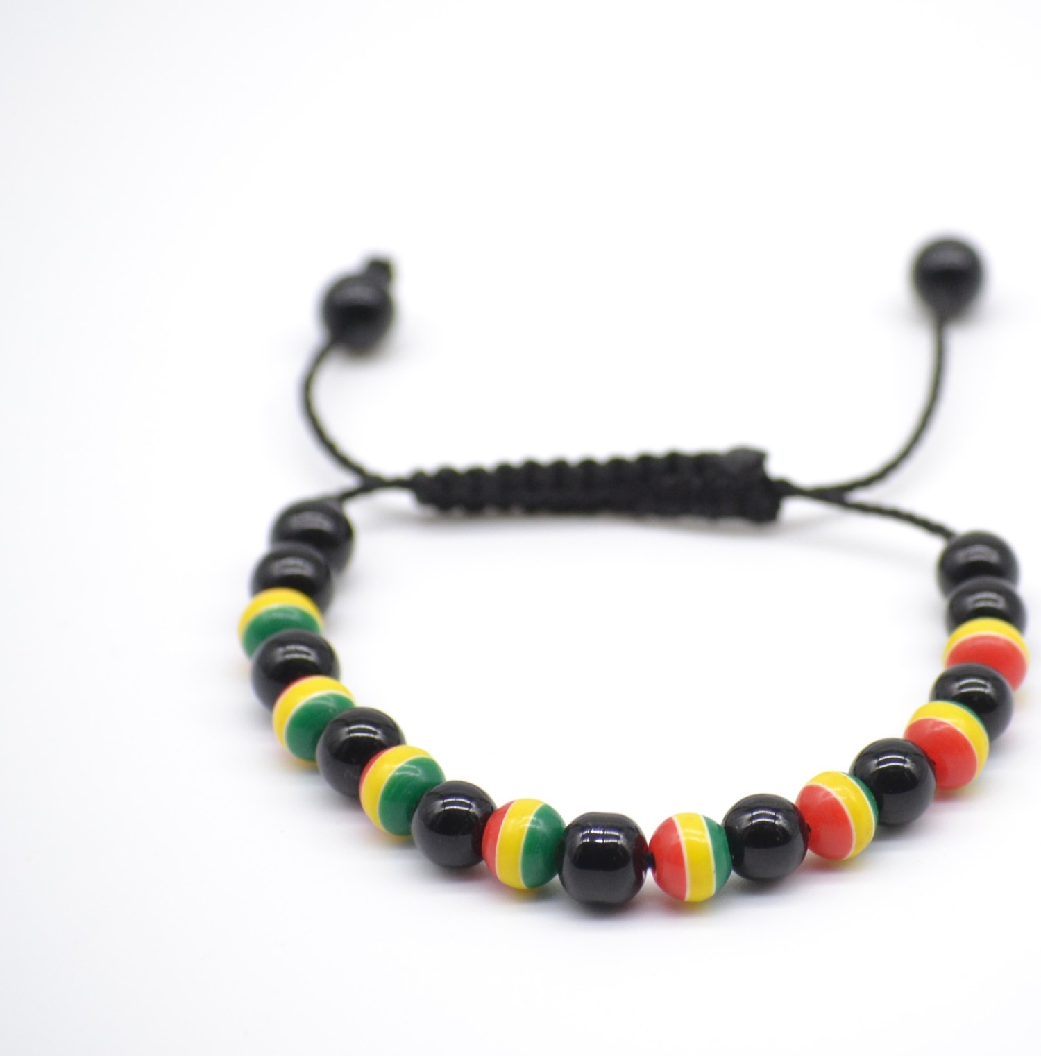 Bracelet ethnique multicolore et réglable