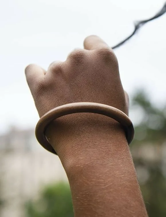 Bracelet Ethnique en bois d'ébène