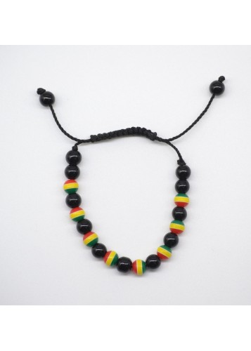 Bracelet ethnique multicolore et réglable