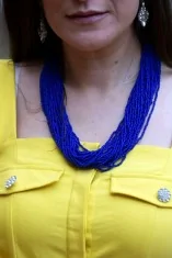 Ensemble de colliers de perles torsadés