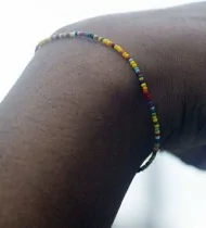 Bracelet en pierres violettes