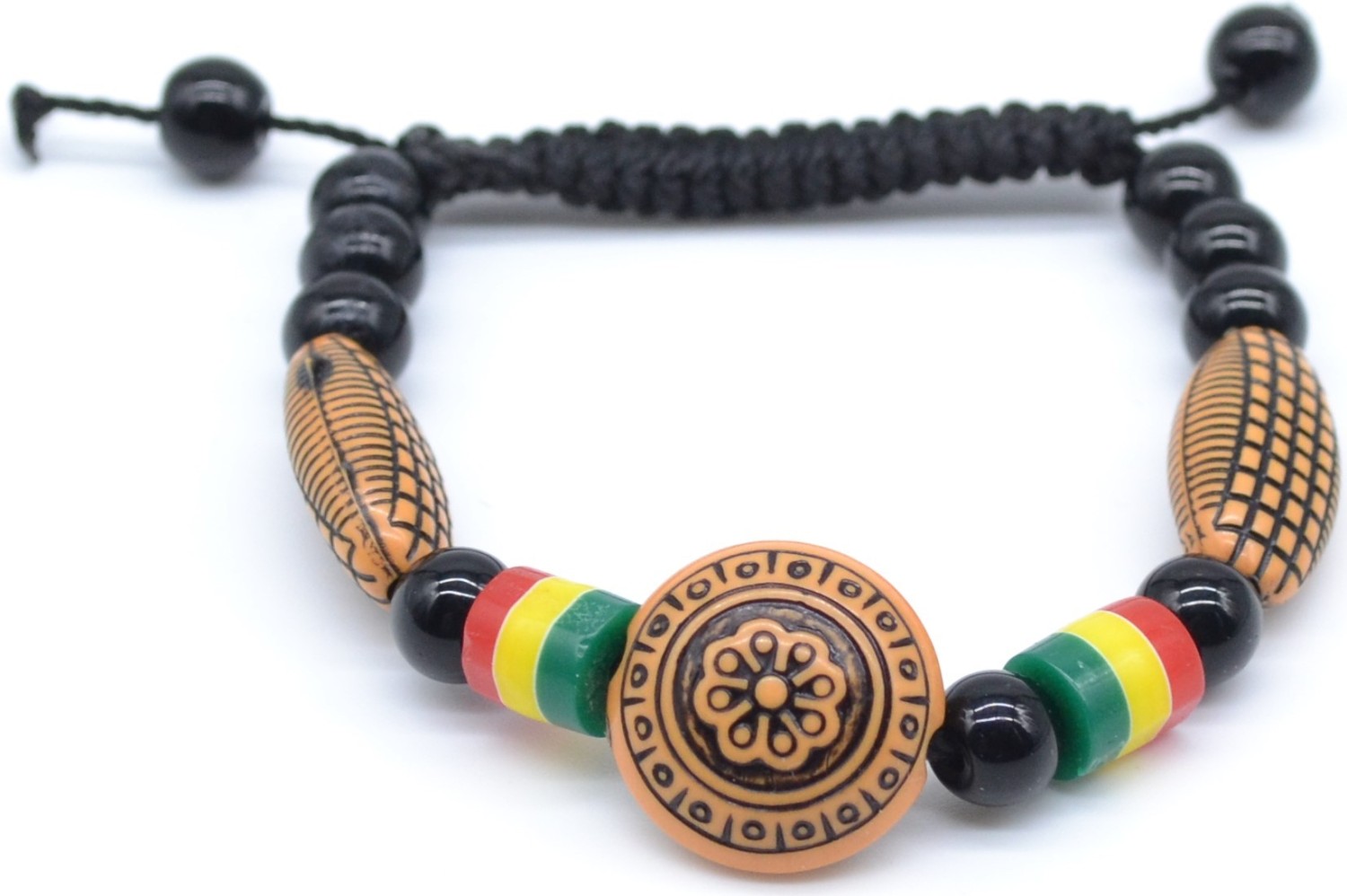 Bracelet ethnique multicolore et unisexe