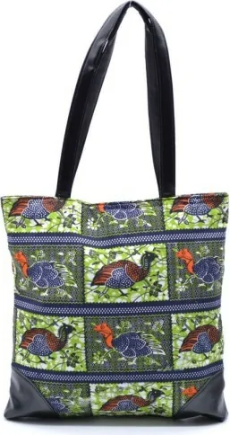 Sac à main en tissu Wax fait main