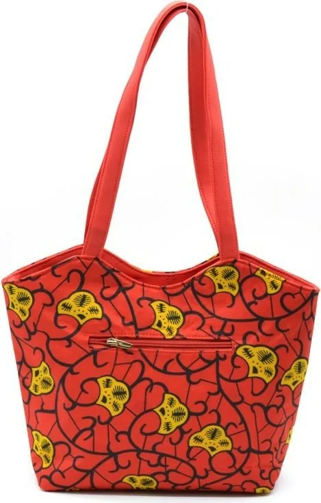 Sac à main en Wax avec motifs africains