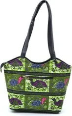 Sac à main en Wax avec motifs africains