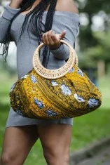 Trousse de toilette en tissu Wax