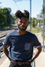 T-shirt femme customisé tissu wax