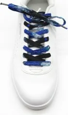 Lacets multicolore en tissu wax