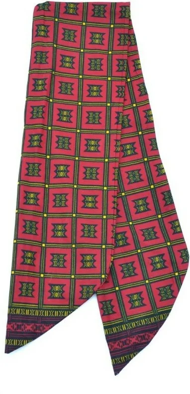 Bandeau tissu Wax flexible avec fil aluminium