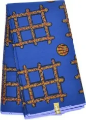 Tissu Wax avec motifs l'oeil - PREMIUM