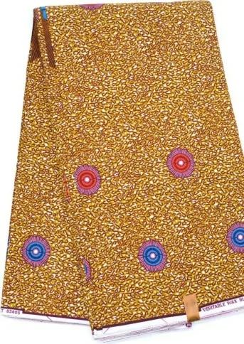 Tissu Wax à petits motifs vendu au Mètre - PREMIUM