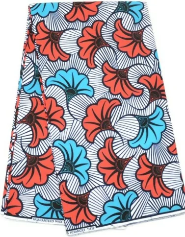 Tissu Wax africain vendu au Mètre - PREMIUM