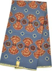 Tissu imprimé Wax de qualité vendu au Mètre - PREMIUM