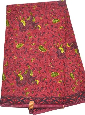 Tissu coloré Wax vendu au Mètre - PREMIUM