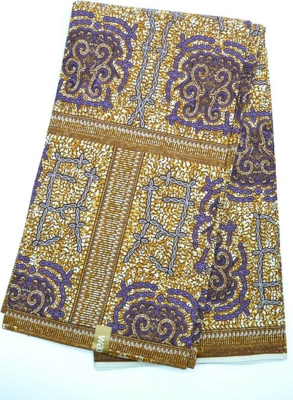 Tissu wax 100% coton vendu au mètre - PREMIUM