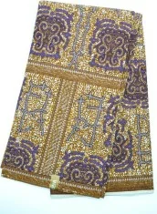 Tissu Wax carreaux vendu au Mètre - PREMIUM