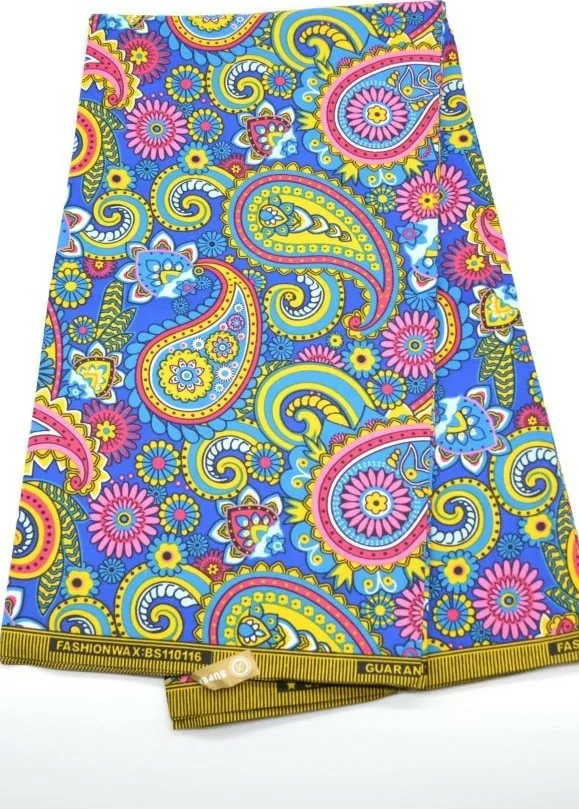 Tissu wax coloré vendu au Mètre - STANDARD