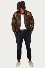 Veste Bombers en tissu Wax - HOMME