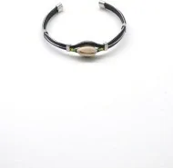 Bracelet semi-rigide avec cauri