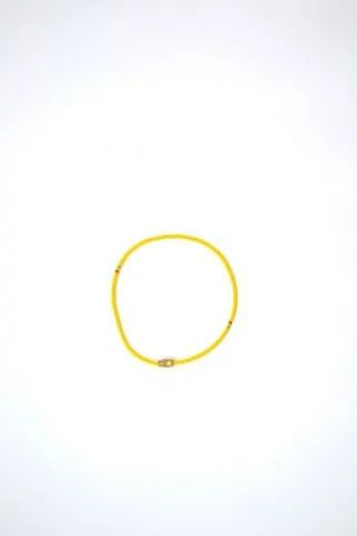 Bracelet de perles jaunes Bracelet de perles jaunes