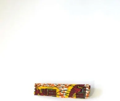 Tote Bag orange et rouge en tissu Wax