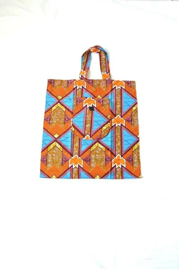 Tote Bag de grande taille en tissu Wax