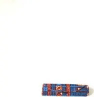 Tote Bag africain en tissu wax orange et bleu